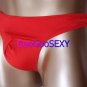 K1509A HOT MEN SEXY THONG SWIMWEAR PLEATED POUCH red