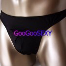 K1509A HOT MEN SEXY THONG SWIMWEAR PLEATED POUCH black