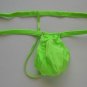 K417B HOT SEXY MEN STRING THONG Contoured POUCH Green Size S