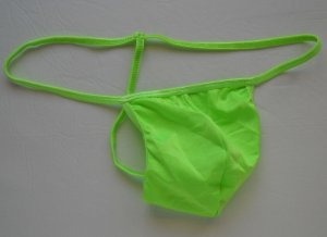 K32 HOT SEXY MEN STRING POSING THONG Contoured POUCH Green