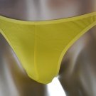 K1507 HOT SEXY MEN STRING THONG SKIMPY POUCH T-BACK Yellow