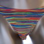 R147 HOT MEN T-BACK THONG Multi-color Stripes Printed
