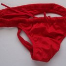 K3026 HOT SEXY MEN THONG SWIMWEAR LINING Lined Pouch Red