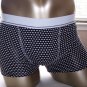 RD140 Men Boxer Brief Poly Cotton Jacquard Knit M/S