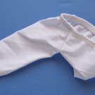 K335A HOT SEXY MEN CONTOURED POUCH Sleeve Swimwear Fabric White