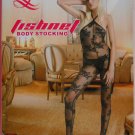 W3032 SEXY WOMEN FISHNET LACE BODY STOCKING Black