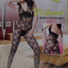 W3041 SEXY WOMEN FISHNET LACE BODY STOCKING DANCEWEAR Black