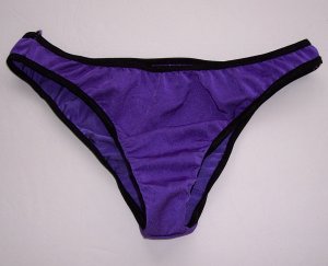 K327 HOT SEXY MEN BIKINI BRIEF Low Waist High-cut Legs Purple