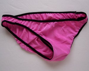 K327 HOT SEXY MEN BIKINI BRIEF Low Waist High-cut Legs ROSE