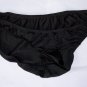 K1509 HOT SEXY MEN BIKINI PLEATED CONTOUR POUCH M Black