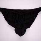K1505 HOT SEXY MEN POUCH BIKINI w/ Clips Closure Black