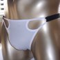 RA775 Hot Sexy Men Soft String Bikini Contour Pouch White