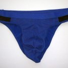 G009 Hot Men Sexy Bikini Mesh Pouch Tricot Back w Panel Royal w/Black panel
