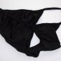 K448 MEN STRING BIKINI CONTOURED POUCH TANGA Black M