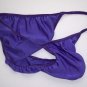 K448 MEN STRING BIKINI CONTOURED POUCH TANGA  Purple  M