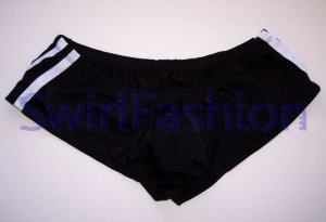 K681 MEN LOW RISE TRUNKS BOXER BRIEFS CONTOURED POUCH black