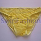 R1711 HOT SEXY MEN STRING BIKINI Soft Swim Lt. Yellow