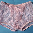 K122 HOT MEN BOXER BRIEF Contoured Pouch Floral Lace pink