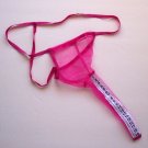 K302 HOT SEXY MEN STRING THONG POUCH MEASURE Sleeve Fun rose