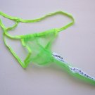 K302 HOT SEXY MEN STRING THONG POUCH MEASURE Sleeve Fun green