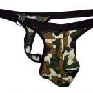 G11 HOT MEN STRING THONG PRINTED camo brown/green