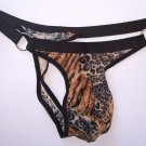 G11 HOT MEN STRING THONG PRINTED Tiger brown/gray