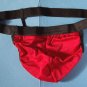 H127 HOT SEXY MEN POSING STRING POUCH THONG Silky Red
