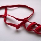 K342A HOT MEN DARING String Pouch Cage Strap Show Balls red