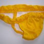 H1503 HOT SEXY MEN POSING STRING POUCH THONG Silky Yellow