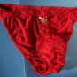 H11505 HOT SEXY MEN STRING POUCH BIKINI Silky Red