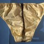 H1516 HOT MENs BIKINI C-thru Slash Soft shiny Lt Yellow