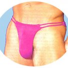 H1521 HOT SEXY MENs Swim Thong Double Waist Purple