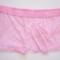 RG638B Hot Mens Mesh Trunk Boxer Brief Sleeve Pink