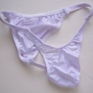 K442 HOT SEXY MEN STRING BIKINI CONTOURED POUCH White(violetish)