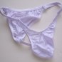 K442 HOT SEXY MEN STRING BIKINI CONTOURED POUCH White(violetish)