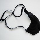 N3022A HOT MEN C-THRU MESH G-STRING THONG POUCH Black