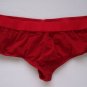 K359B MENs SEXY HIPSTER PANTIES BIKINI Silky Low Rise RED