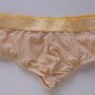 K359B MENs SEXY HIPSTER PANTIES BIKINI Silky Low Rise Nude Tan