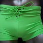 KZ345 HOT SEXY MENs BOXER BRIEFS TRUNKs LaceUp Front GREEN