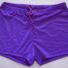 KZ345 HOT SEXY MENs BOXER BRIEFS TRUNKs LaceUp Front PURPLE
