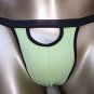 N3618A HOT SEXY MEN COTTON JOCK STRAP POUCH HOLE Lt. Green