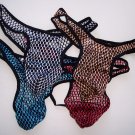 G3007 Hot Sexy Men Thong 2-tone Small Holes String back 4-pair