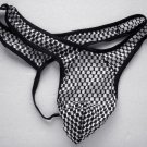 G3007 Hot Sexy Men Thong 2-tone Small Holes String back white/black