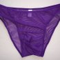 N6320 HOT MEN BIKINI BRIEF MESH NET C-THRU purple