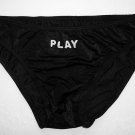 R1712 Hot MEN BIKINI Play POUCH Soft Smooth Silky Black