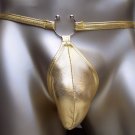 K323 MEN RIO BACK BIKINI CONTOURED POUCH Metallic Gold