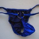 K323 MEN RIO BACK BIKINI CONTOURED POUCH Metallic Royal blue