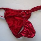 K323 MEN RIO BACK BIKINI CONTOURED POUCH Metallic Red
