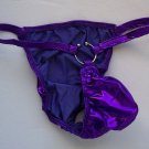 K323 MEN RIO BACK BIKINI CONTOURED POUCH Metallic Puprle