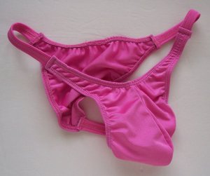 K442 HOT SEXY MEN STRING BIKINI CONTOURED POUCH Rose